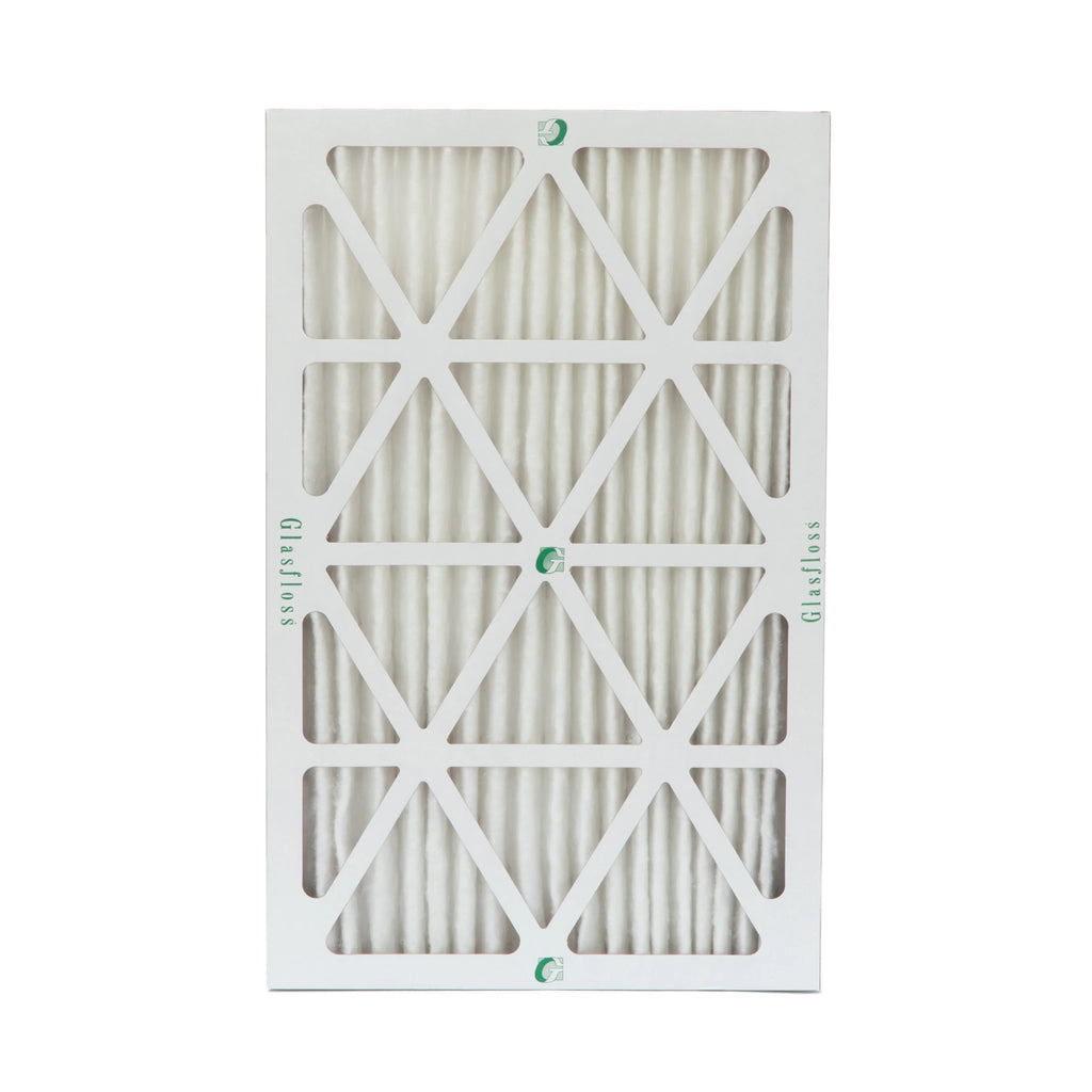 1-3/4 Glasfloss. 24-1/2 dimension: Inch by Pack 15-1/2 of 16x25x2 Air Actual MERV 10 x Pleated x 3 Filters 2"