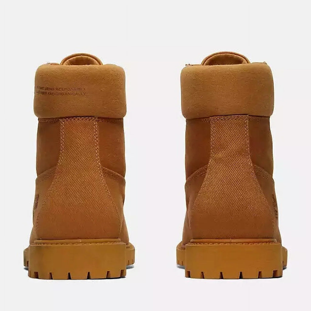 X Pangaia XXX673 Waterproof Boots 6" (10) Timberland Women's Wheat Cotton TB0A5XVY231