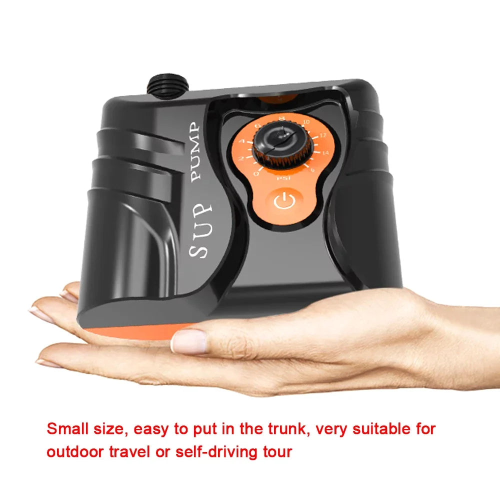 moobody Board Paddle Inflator 16PSI Electric 110W for Pressure Pool Boat Air High Portable Pump Inflatable