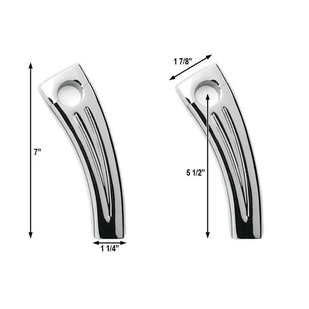 5.5" SR 650 Handlebar 350 750 CS Chrome 500 Yamaha Pullback Compatible Riser Motorcycle YX TX Krator with 600 RD 400