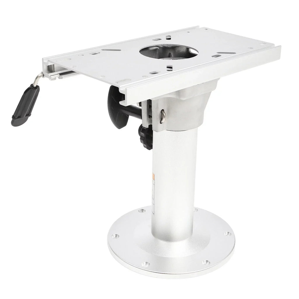 Boat Boat Chair Base Alloy with Seat Pedestal Aluminum Slide Adjustable Height