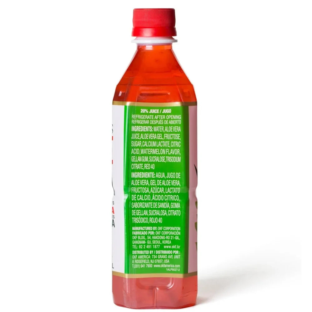 Ounce OKF Vera (10 or Aloe Pack) - Preservatives No 16.9 Drink, Watermelon Additives