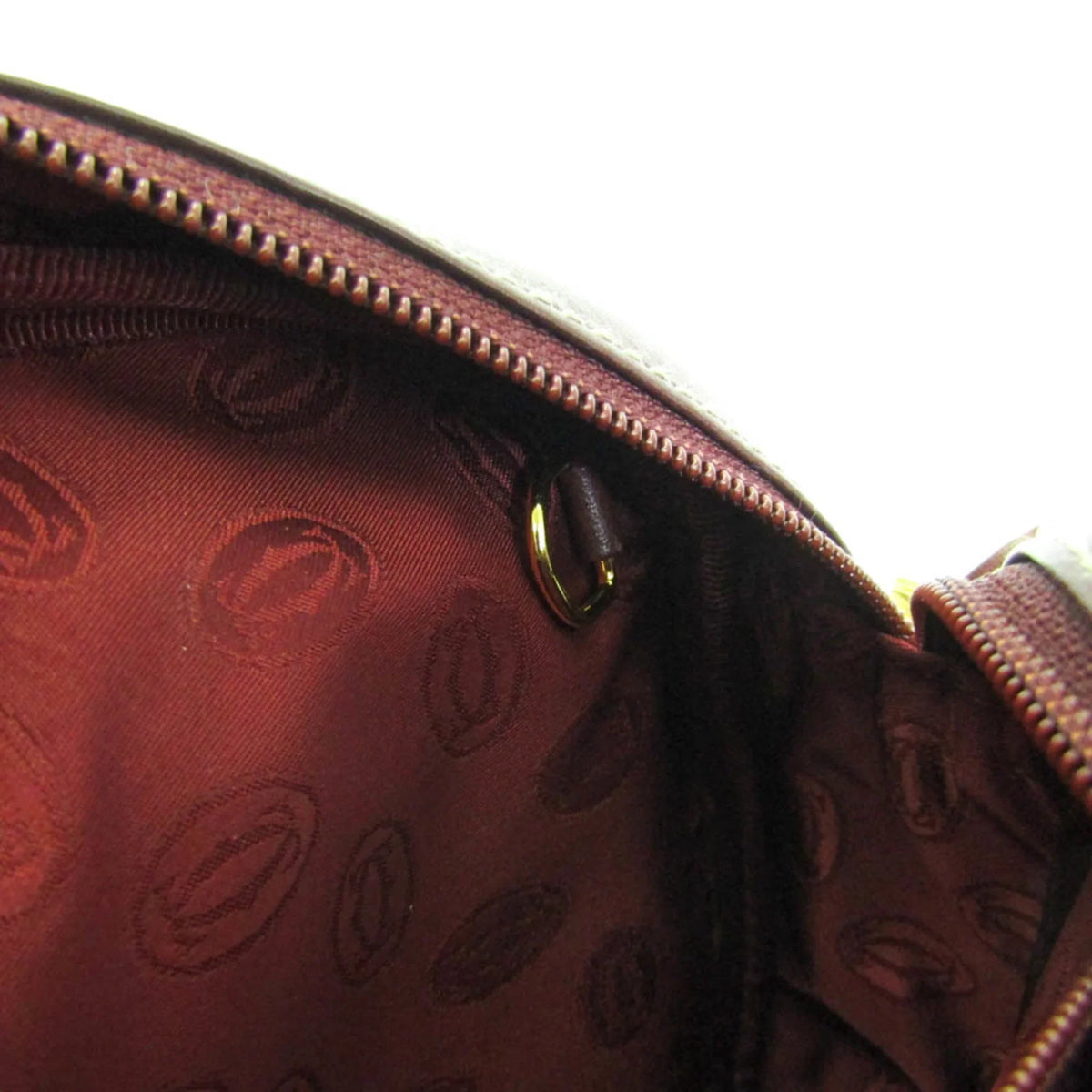 Women's Bag Must Pre-Owned Leather (Good) Shoulder Cartier Bordeaux