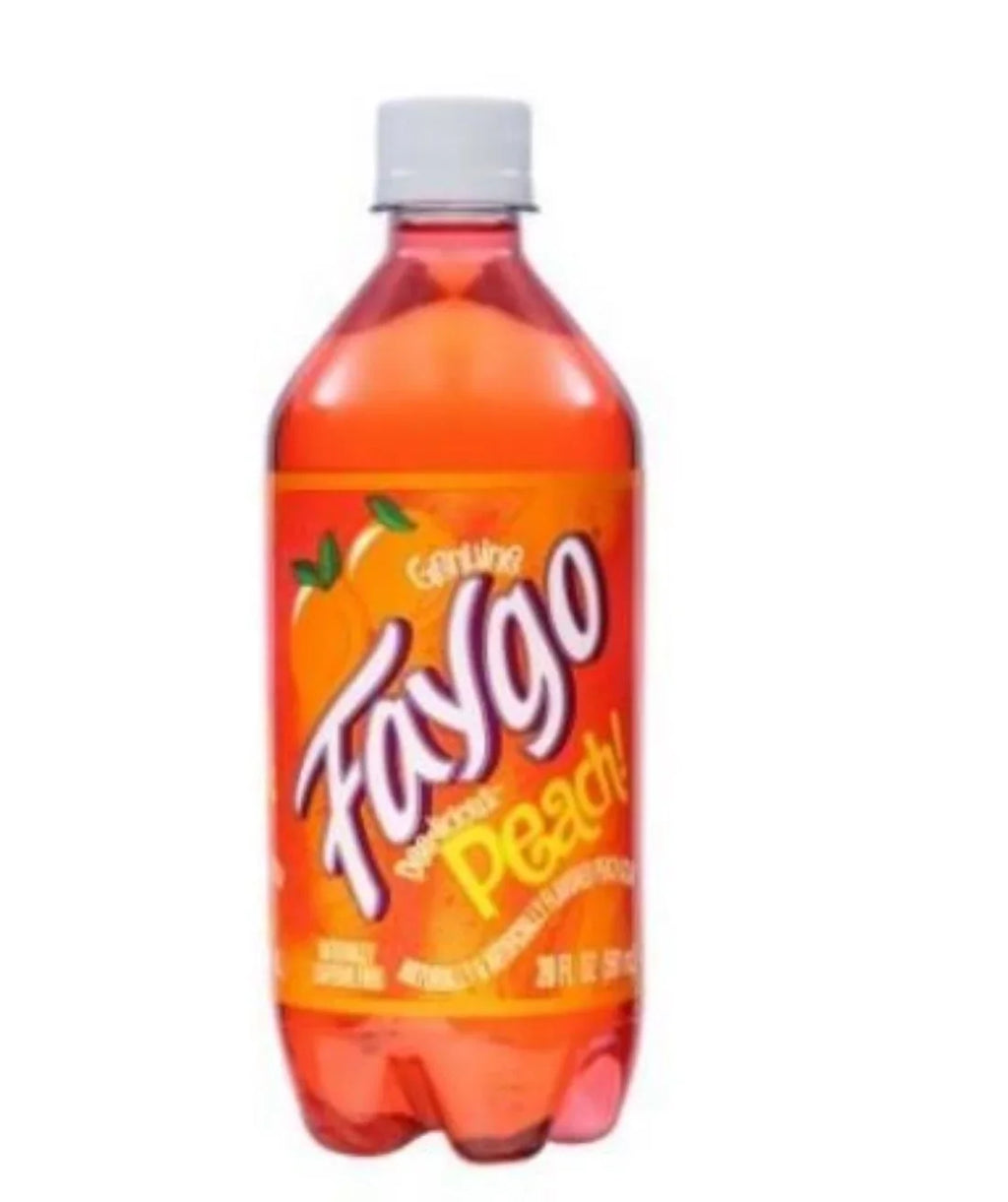 Peach 20 Pop, of Faygo Soda Oz Bottles, 10 Quantity