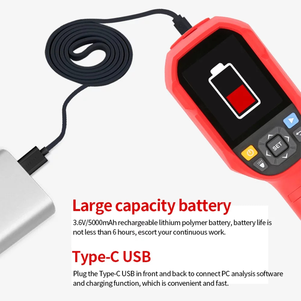 Daakro Handheld Imager UTi260B Camera Thermal Infrared IR Thermometer Imaging UNI-T