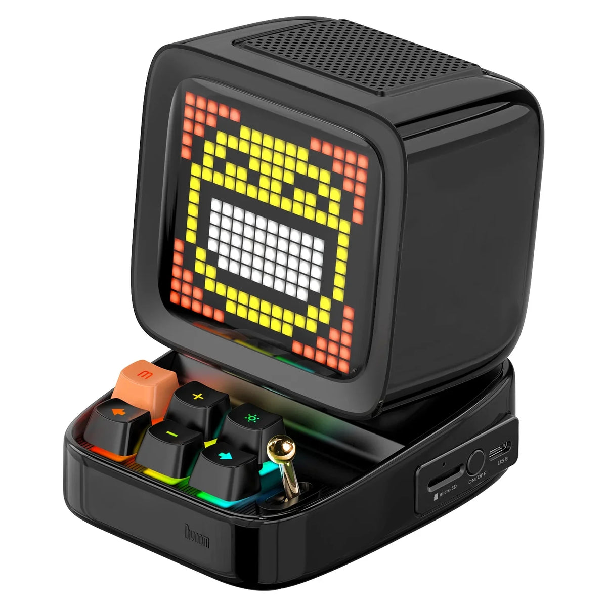 Pixel Speaker, 10W, Blutooth Art Ditoo Divoom Plus Black