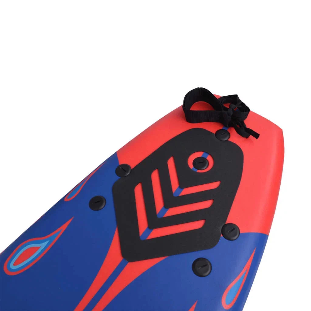 Buyweek 66.9" and Blue Red Surfboard