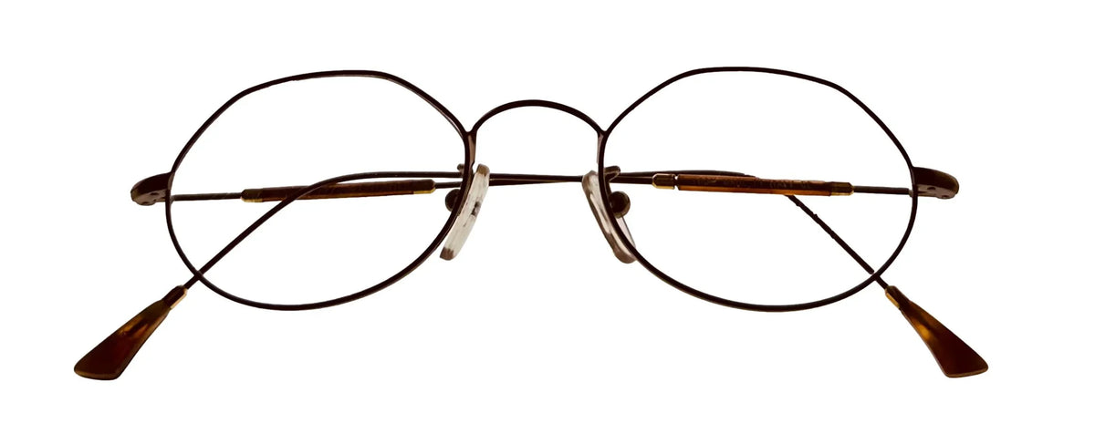 Eyewear Frame Gold Bob Tortoise BM777 47mm Mens Oval Antique Mackie