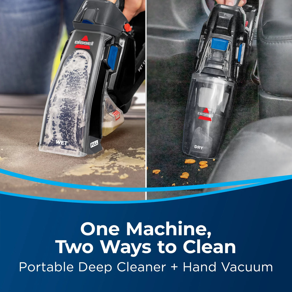Hand Deep Vacuum, Eraser™ Portable 3706 Stain Duo BISSELL® Cordless Cleaner Pet and