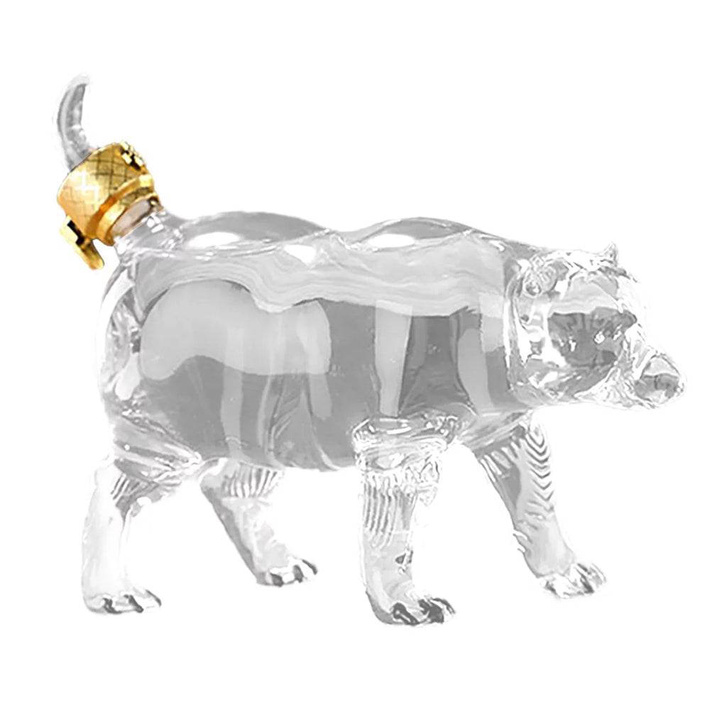 2x Decoration Shape Animal Decanter Novelty