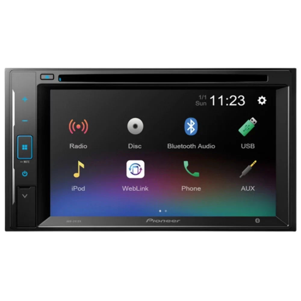 DVD Bundle Touchscreen, Camera, - for Kit and 2005-2007 Bluetooth 500 Car Kit Double Dash / with Stereo Din Backup Installation KIT2551 Multimedia Pioneer