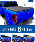 2019-2023 Vinyl T3 Truck with Cover TG-BC3F1067 Ranger Auto | Tonneau 6' | Soft | Tyger Tri-fold Bed Bed Compatible