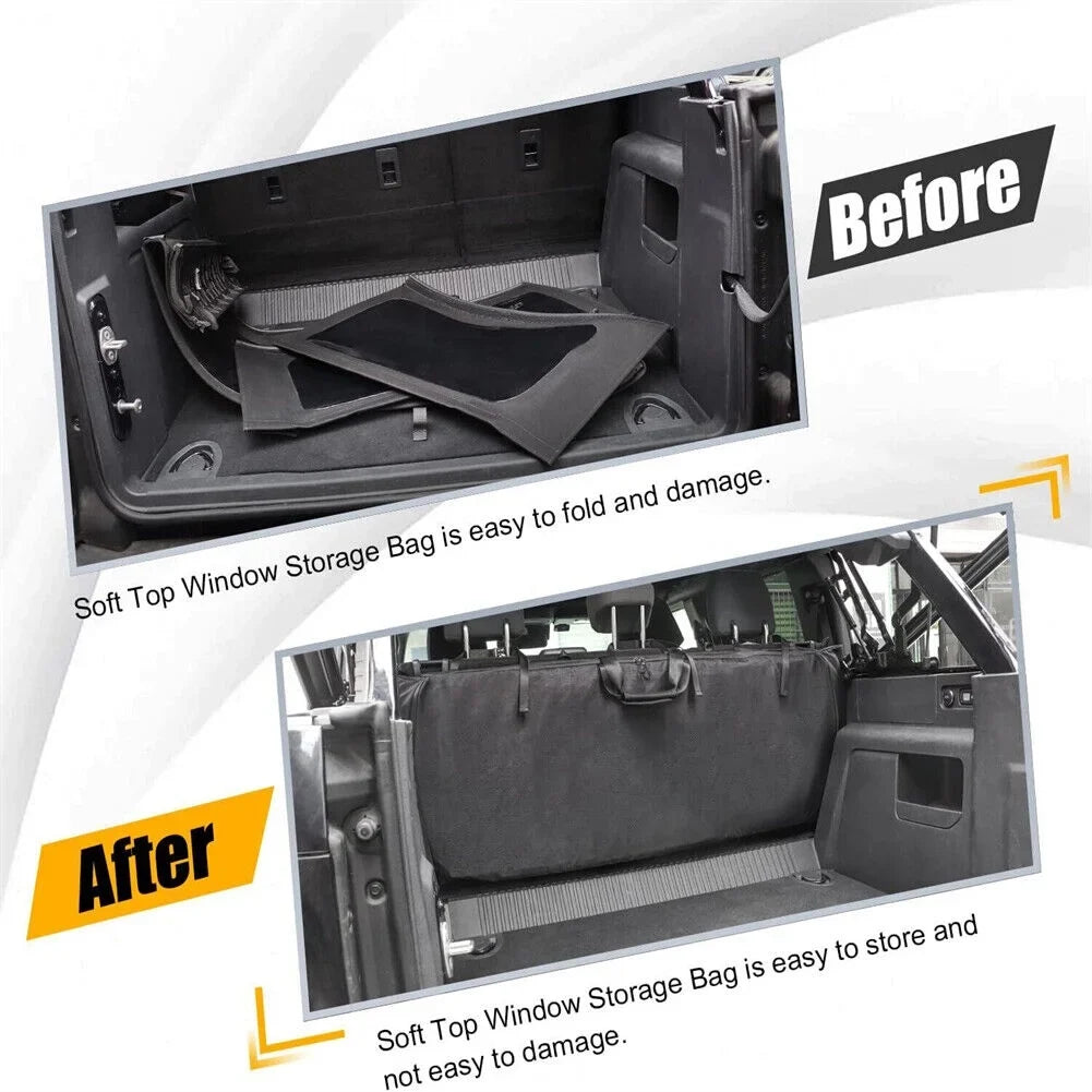 Accessories Door For Bronco Top 600D 4 Bag Storage 2021-2023 Window Soft