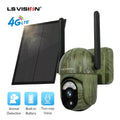 Wireless 2K Camera Powered LS Security Camera VISION Battery Solar Camouflage exterior