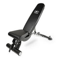 – Fitness Flat, Heavy 7 Nylon Decline Black Wheels Bench Duty Press, -DD-40 Including Incline, Bench Weight and Positions Adjustable with Valor