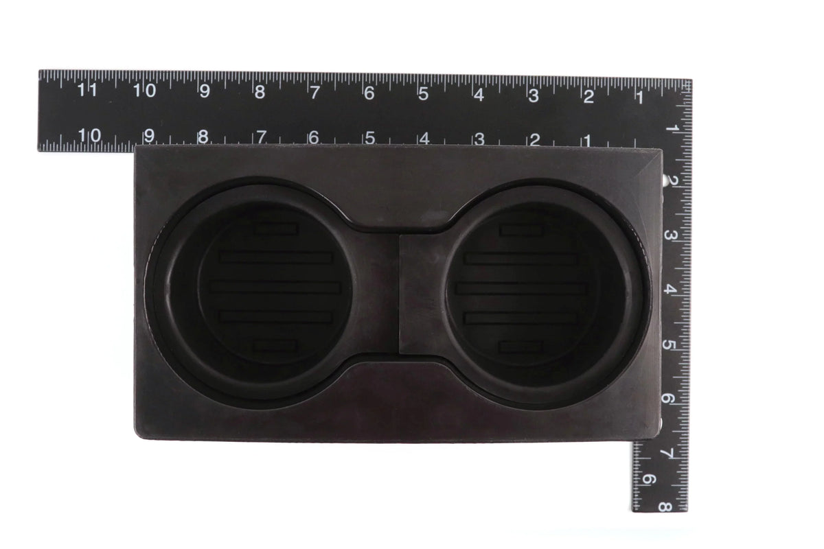 Front Cups design Duty Auto Console Super only) Holder Black 2011-2016 Red Floor Cup Holder (flow Compatible through Hound 2 fits Beverage Holds Center Mounted with F-250/F-350/F-450/F-550 Insert