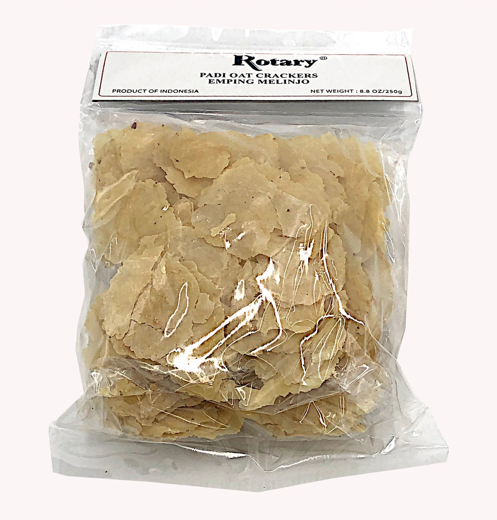 Emping Rotary Melinjo (Raw) of Oats Padi 6 Pack