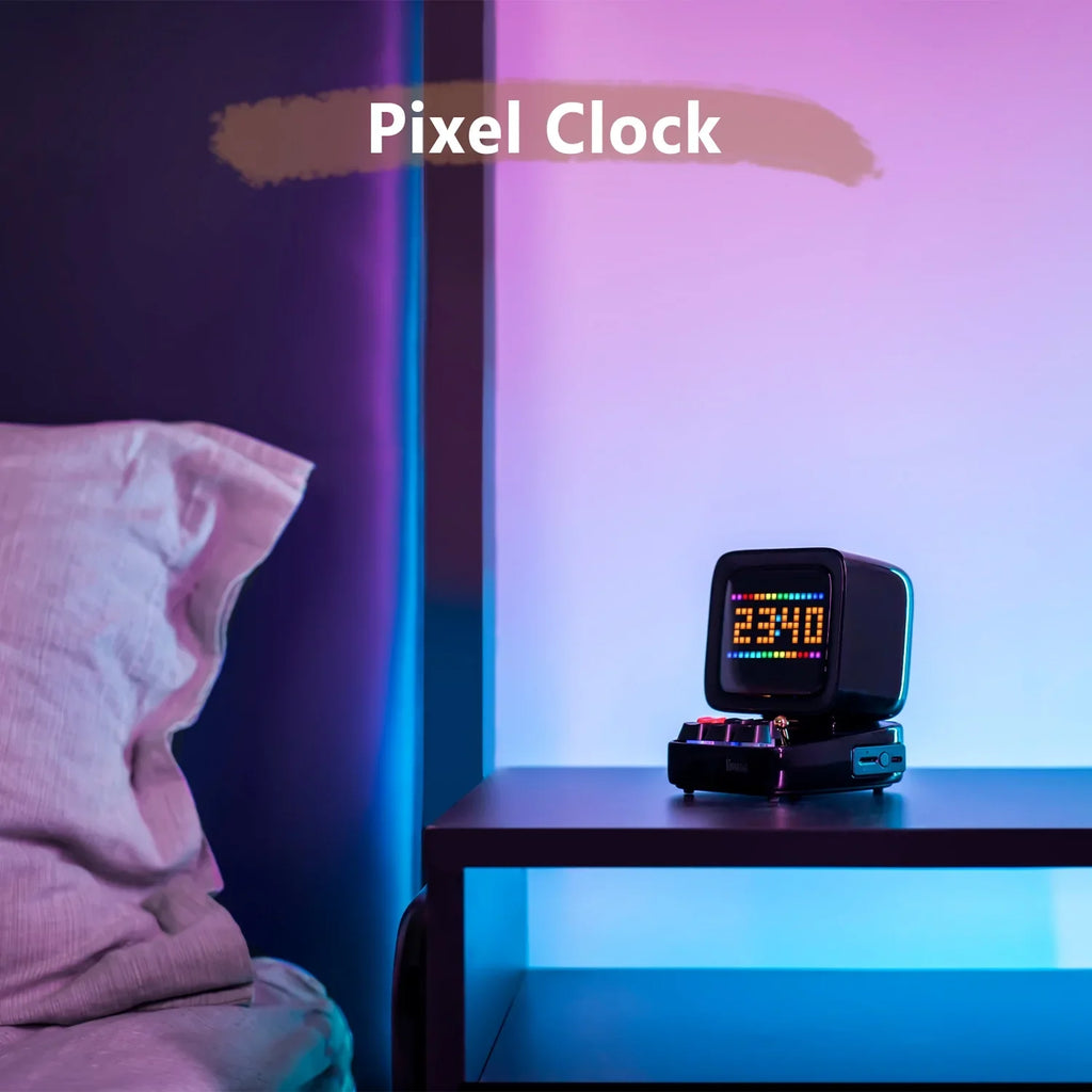Pixel Speaker, 10W, Blutooth Art Ditoo Divoom Plus Black