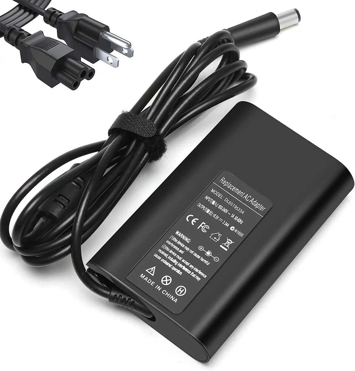 Latitude Adapter LA65NM130 5500 E6430 E6540 E5450 LA65NS2-01 E7470 7390 7480 7490 for 3440 E5400 7400 5400 E6420 E5420 65W Charger 5480 AC E5470 Laptop E7480