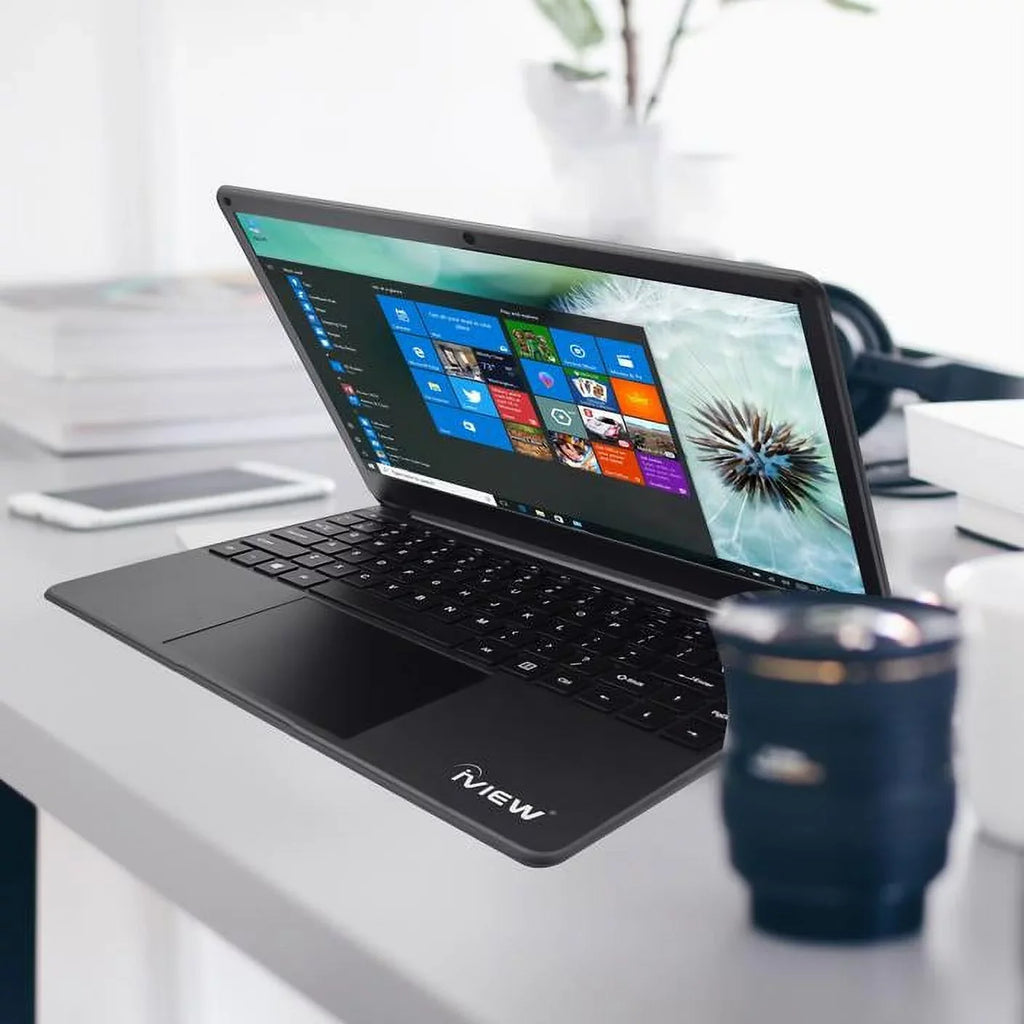 Dual 1430NB-14.1in 1080 High IPS Mouse and 4GB/64GB iView 1920x Core, Resolution, USB
