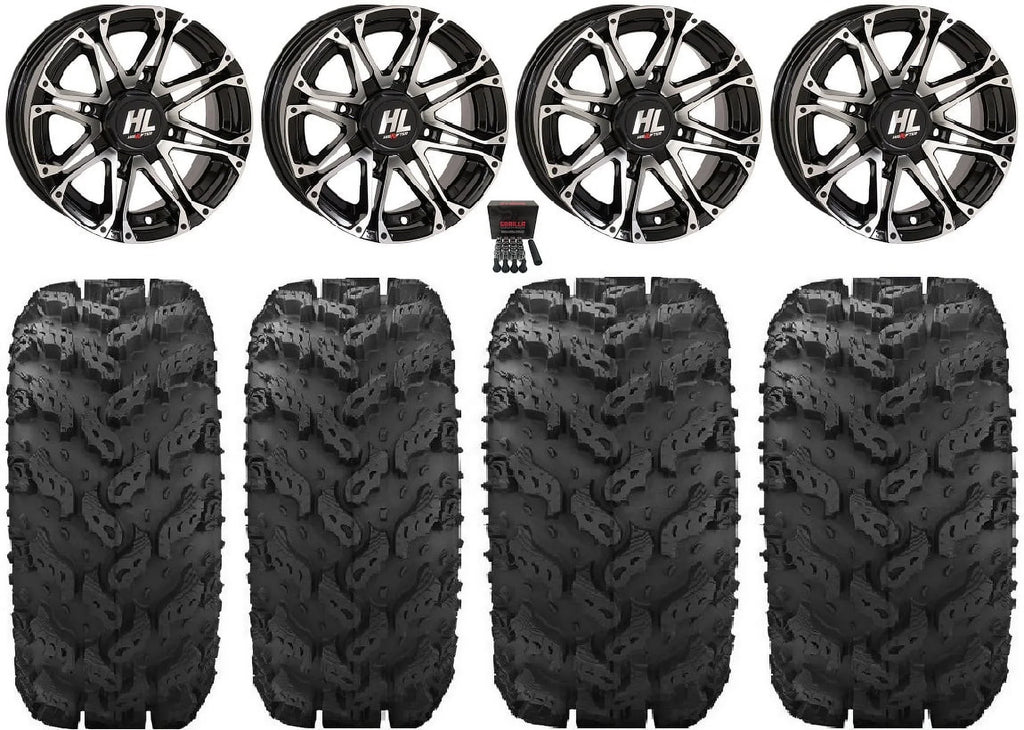 14" 26" Tires Teryx Reptile HL3 Kawasaki Machined High Wheels Lifter Mule