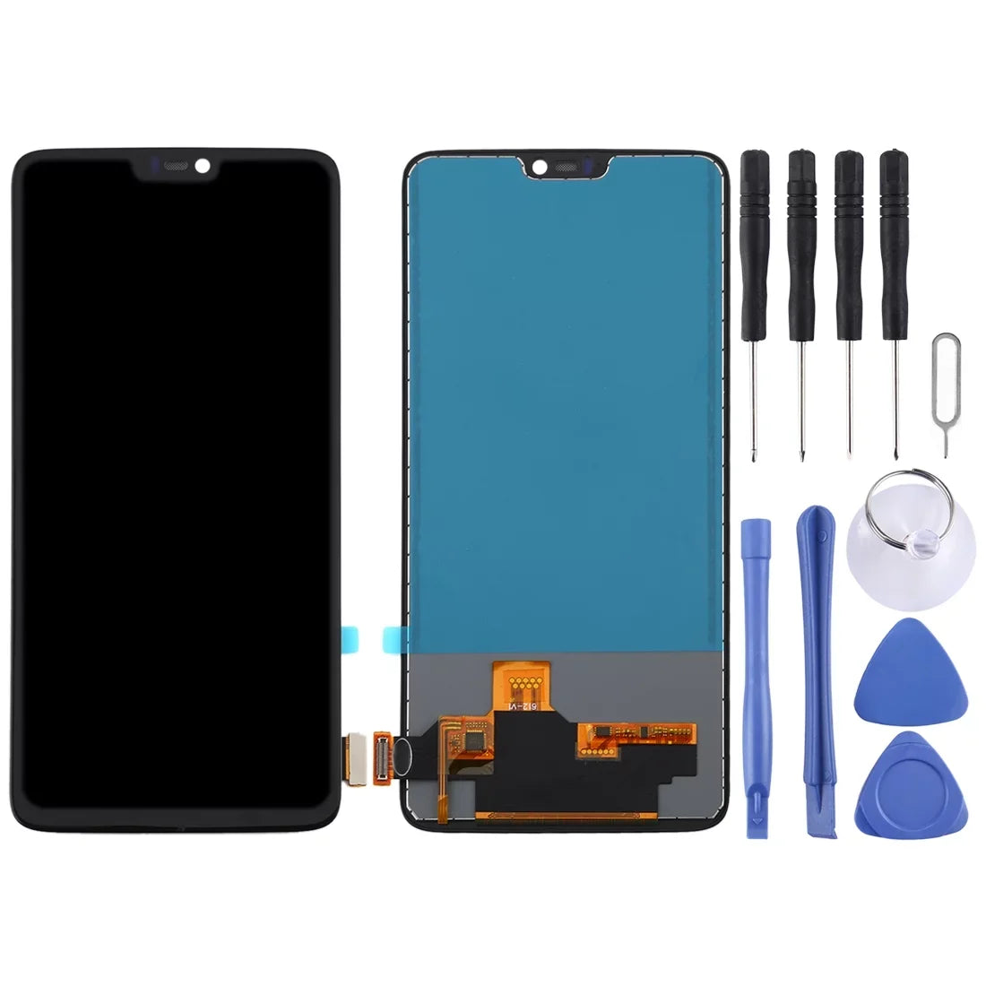 OnePlus and Digitizer 6 Full (Black) Assembly A6000 Screen LCD TFT For fabric