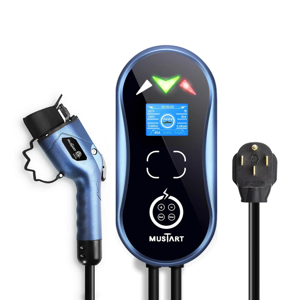 cord, warranty NEMA MUSTART 14-50P, charging 25 Wallbox Charging EV 3 Level - 40Amp, ft 240V, yr product 2 station