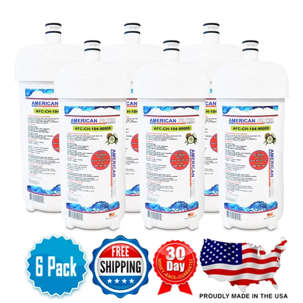 Made Series7000 Brand , with in - AFC Cuno® Compatible 6 liquid Filters , AFC-CH-104-9000S U.S.A. Model Filters , - #