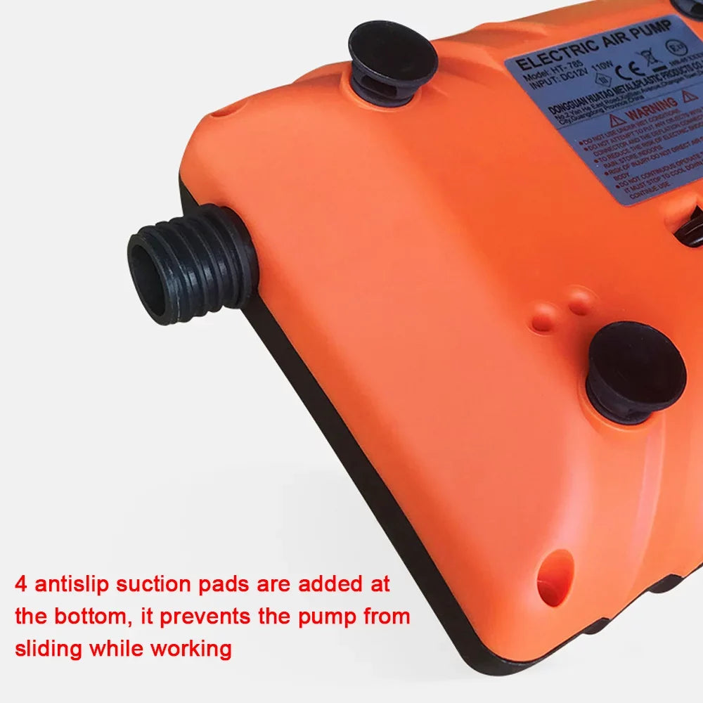moobody Board Paddle Inflator 16PSI Electric 110W for Pressure Pool Boat Air High Portable Pump Inflatable
