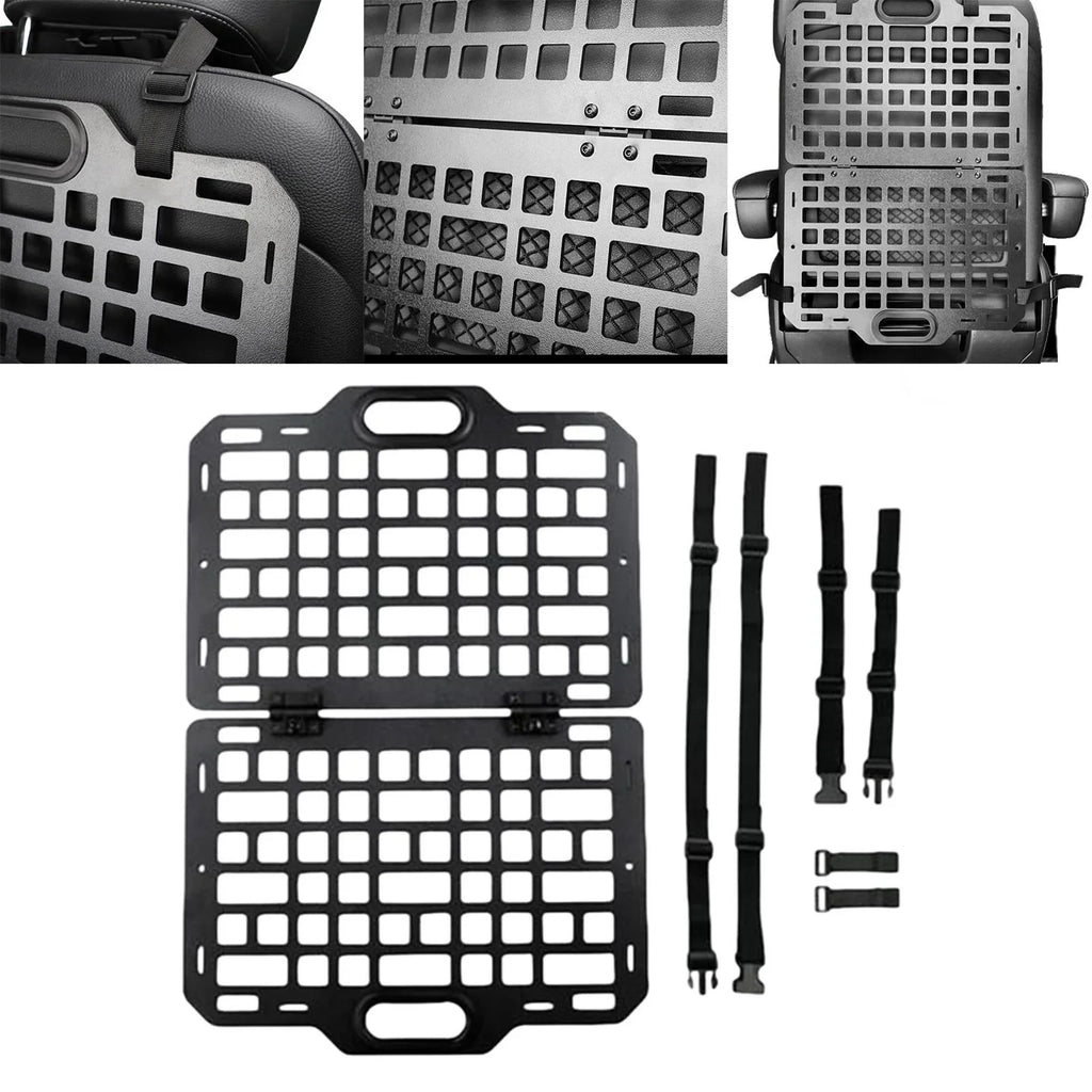 Storage BAOSITY Panel Seat Seat Organizer Auto Modular Auto Panel Truck Molle for Back Parts Plate Car Seatback Hanging Automotive