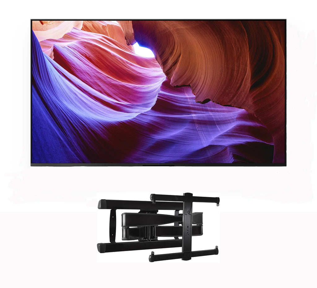 (2022) LED VLF728-B2 HDR Wall with a Features Smart Mount with Sanus TV Systems KD43X85K Full Motion 43" PS5 4K