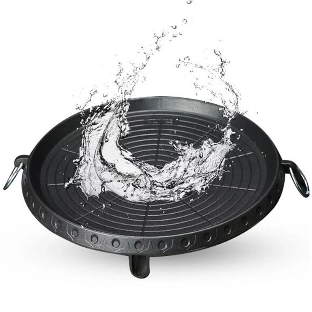 Lightweight Camping Household Frying Induction Picnic Grill Smokeless BBQ Tray Pan Portable exterior Indoor
