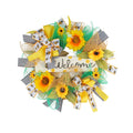 Silk Pendant Wreath Scarf Sash Garland Decoration Festival Monogram Home Wreath Bee