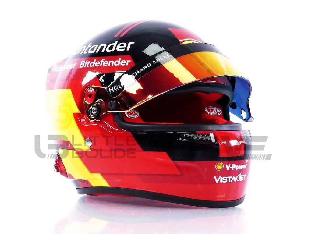1/2 MINI Sainz HELMET CASQUE 2023 - Ferrari Jr F1 Carlos -
