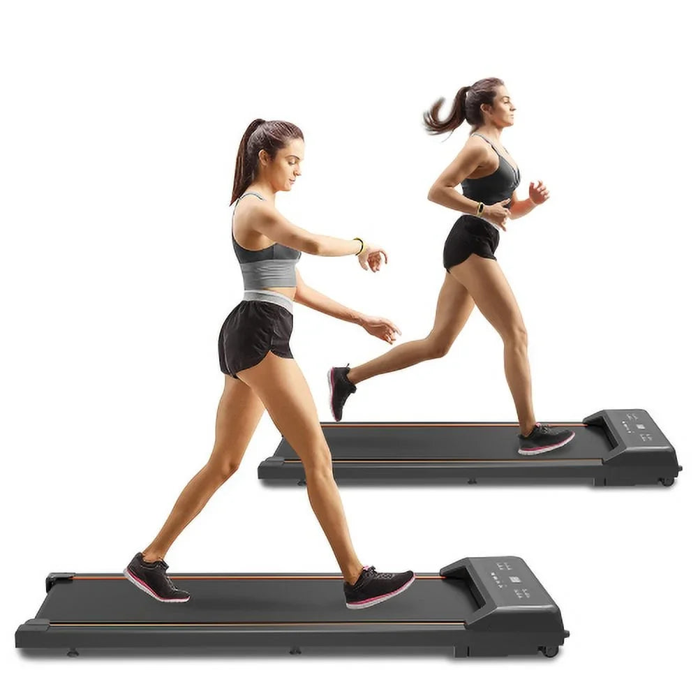 Remote and Treadmill, Display Walking and 2.5HP Treadmill Desk Portable for Control Office, 265LBS Under Home LED Pad