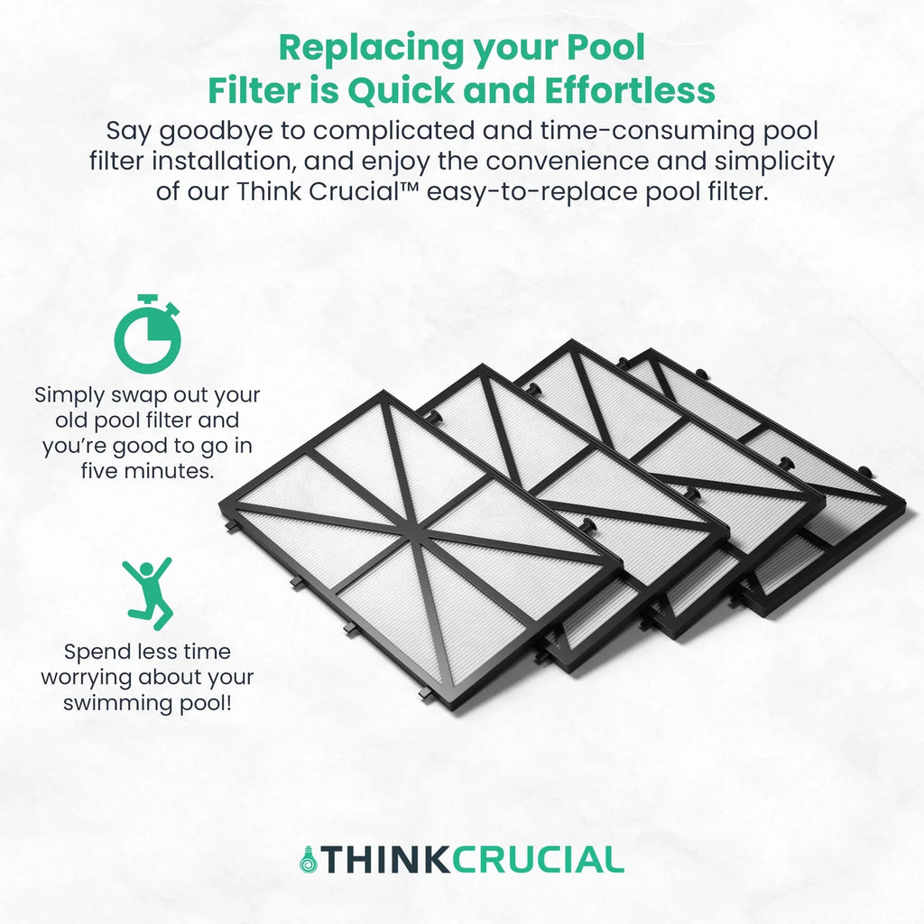 Fine Models, Wave Part# - Filters Plus, Crucial M5, 90, Wave Panels Z5 M400, CC Filter M4, with Dolphin, Ultra M200, 9991432-R4 Oasis Replacement Large Compatible Think M500, Maytronics 65, Nautilus