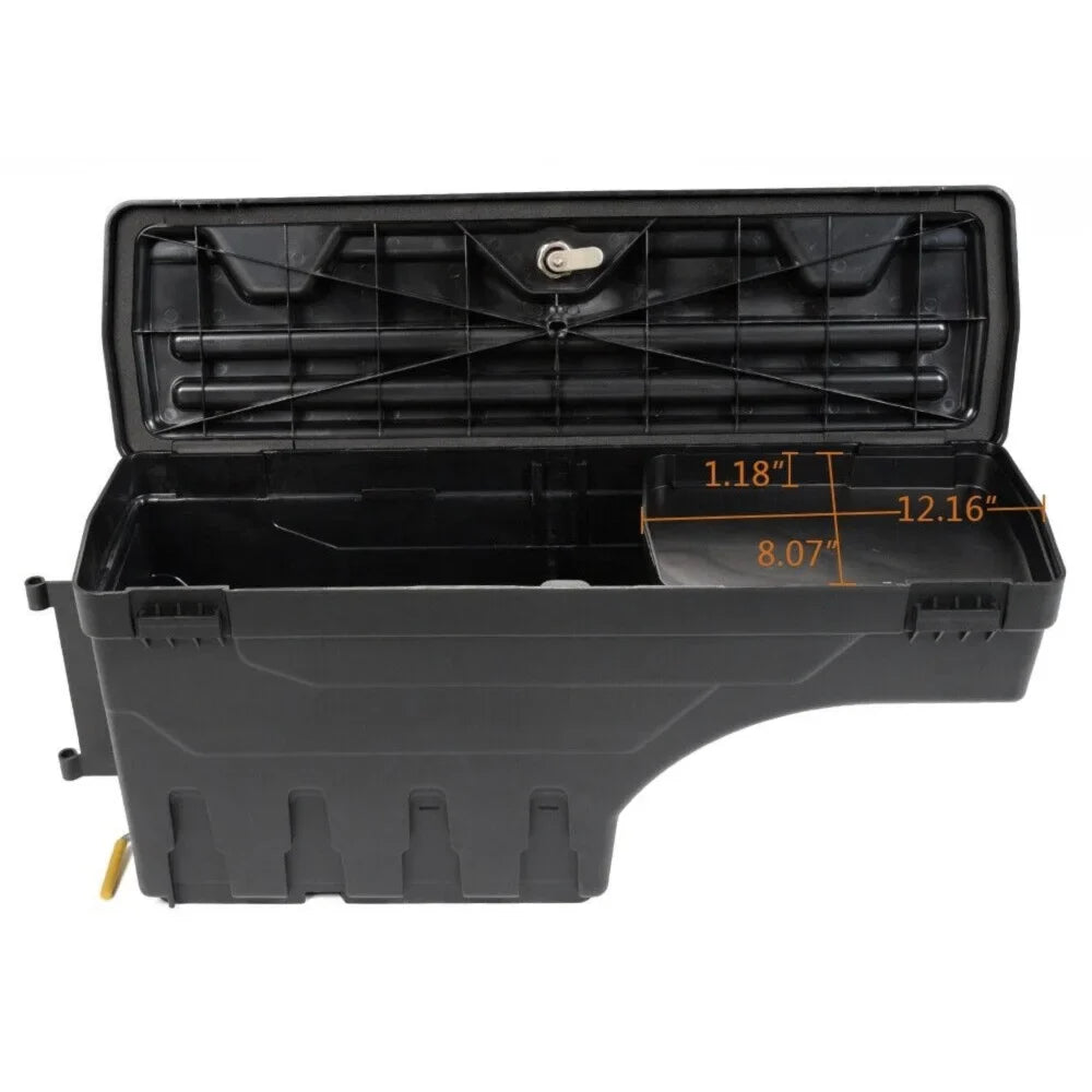 BED TRUCK DRIVER 2015-2020 SIDE Teledu F-150 BOX For TOOLBOXES STORAGE
