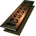 SPH214-RB Decor Rubbed Grates 2x14, Finish Register, Floor Bronze