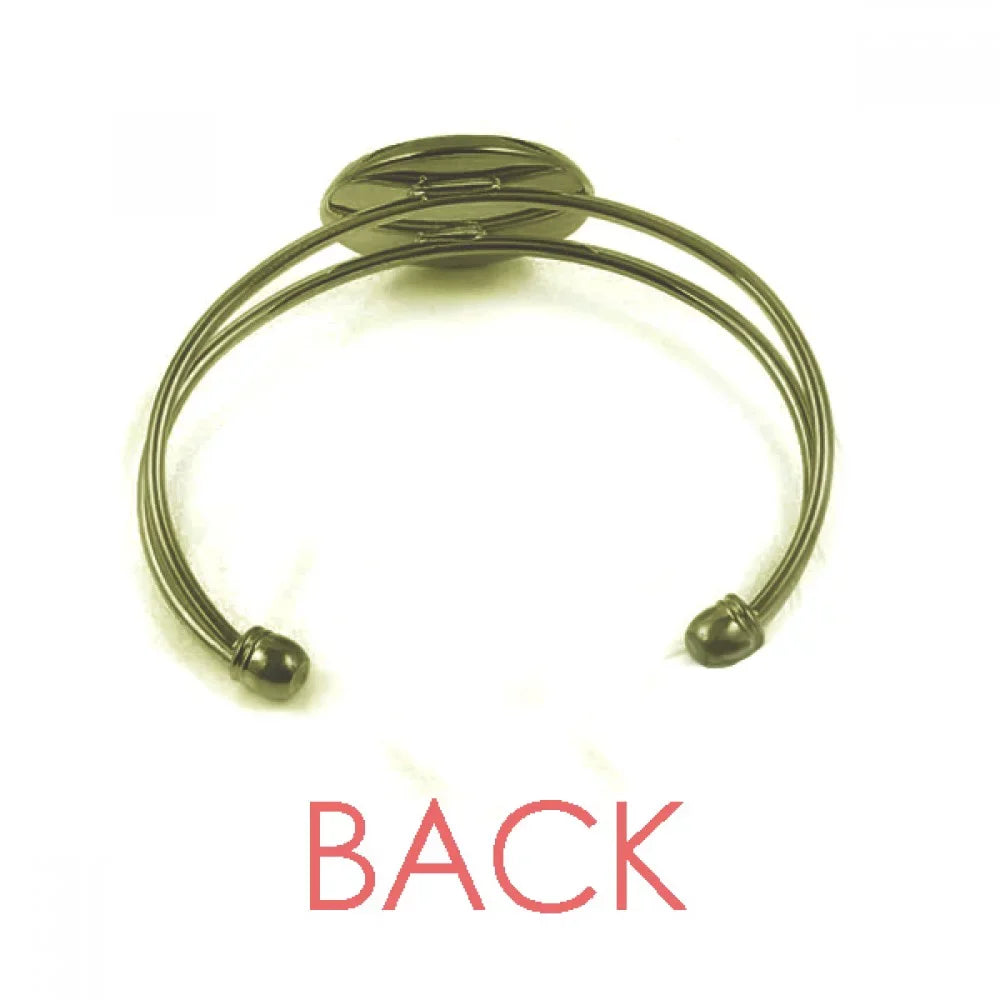 Cuff Rock Jewelry Intense Retro High Roll Open Notes Bracelet Bangle