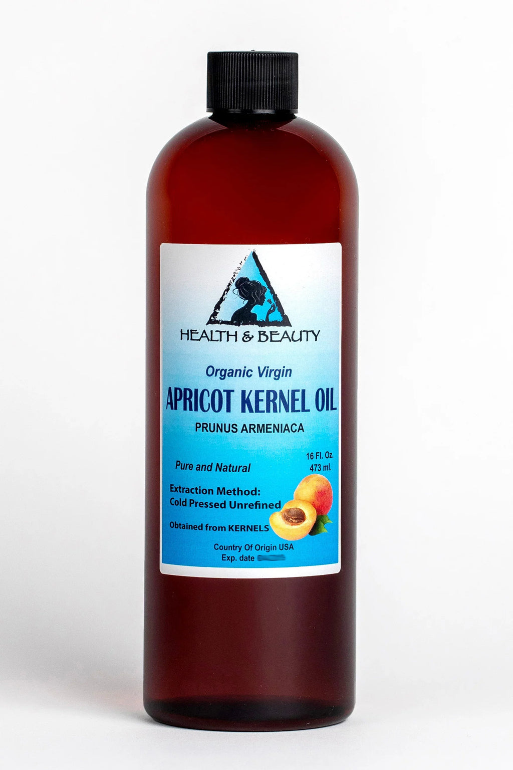 Organic Natural Pure Virgin Raw Apricot Kernel oz 32 Unrefined Pressed Oil Cold
