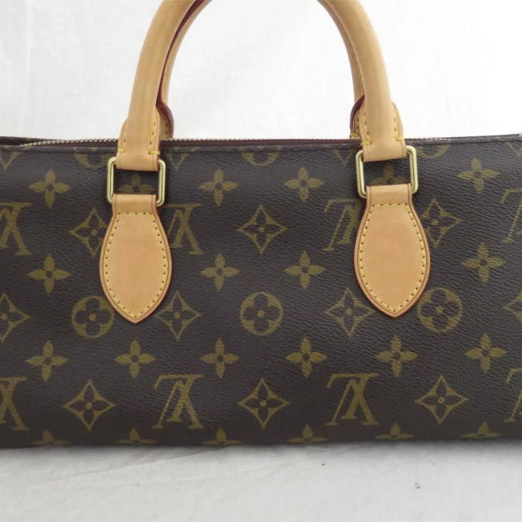 Women's Pre-Owned M40009 Monogram Brown Popincourt Canvas e54399a (Good) Handbag
