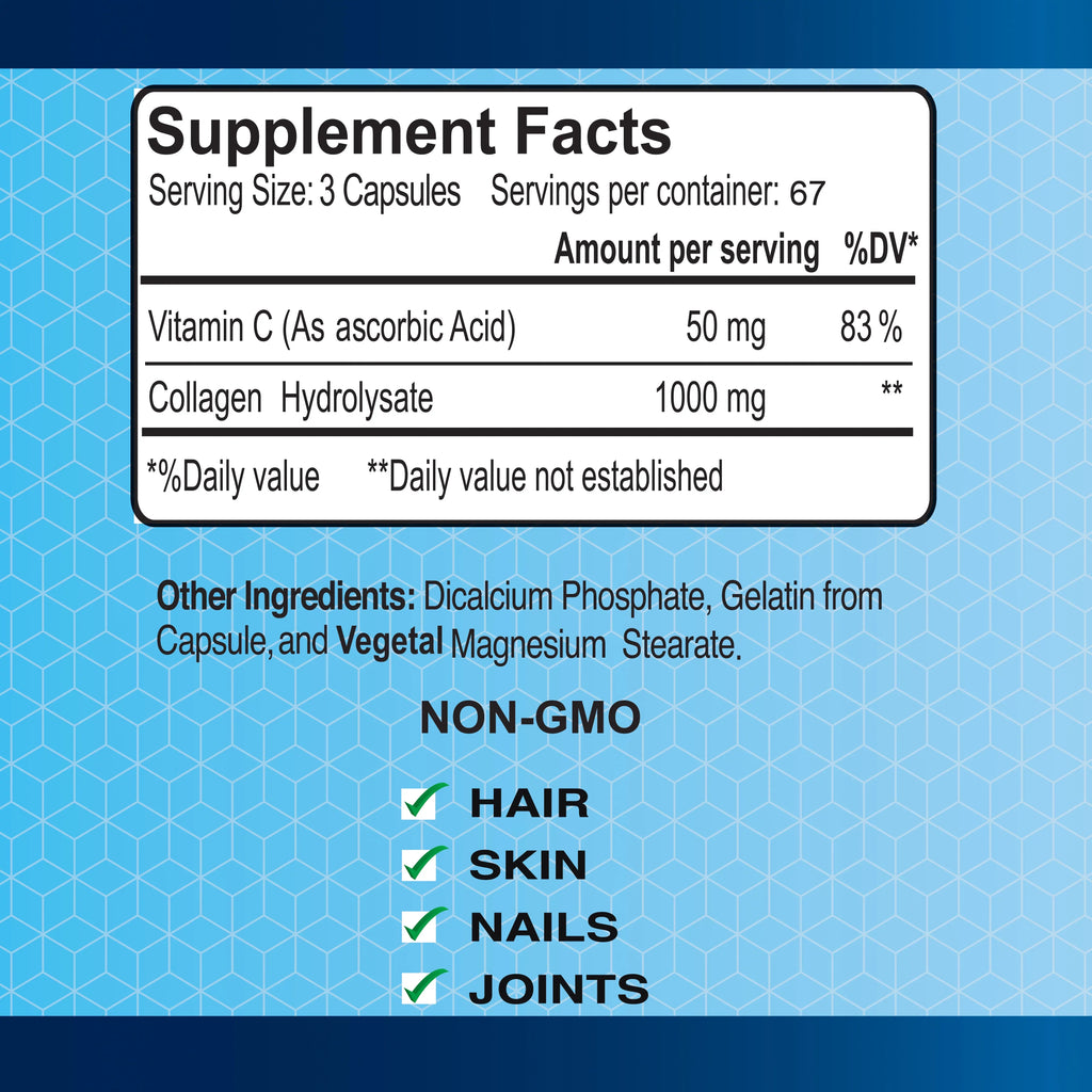 2 Hair-skin-nails-joints C® Piece Kit - for Collagen Collagen