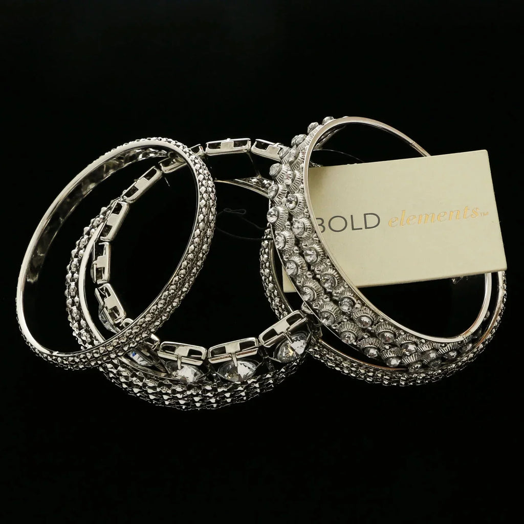 Set Erica Lyons Silver-Tone Bracelet Designer