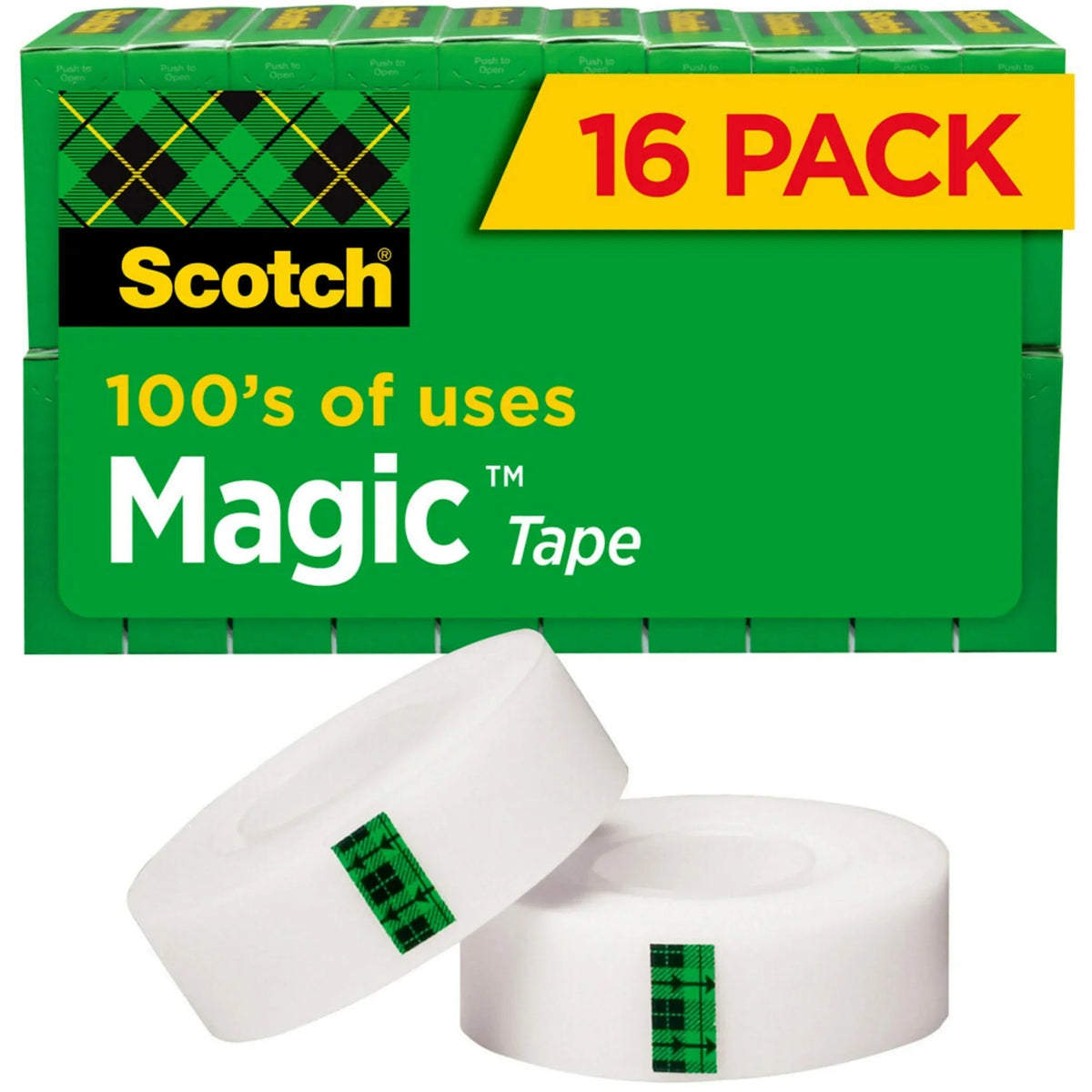 Scotch® Rolls Magic™ x 1,000", 810 Pack Of Tape, 16 3/4"