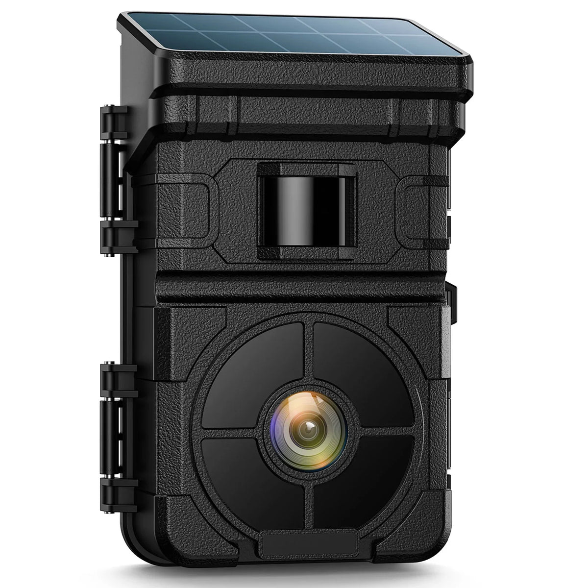 24MP Trigger 2500mAh Camera Motion Camera Battery Built-in Trail Cam 1080P with 120°Wide Vision IP66 Waterproof Hunting Activated Solar Speed 0.1s Night Lithium CAMPARK Game Angle Rechargeable