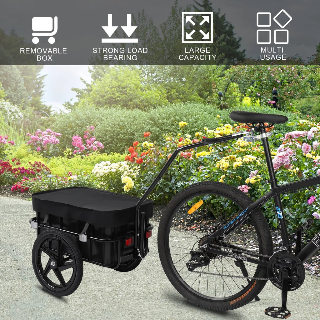 Waterproof W/Universal Bicycle Trailer Bike PEXMOR Wagon Coupler Cargo Cover Trailer, &