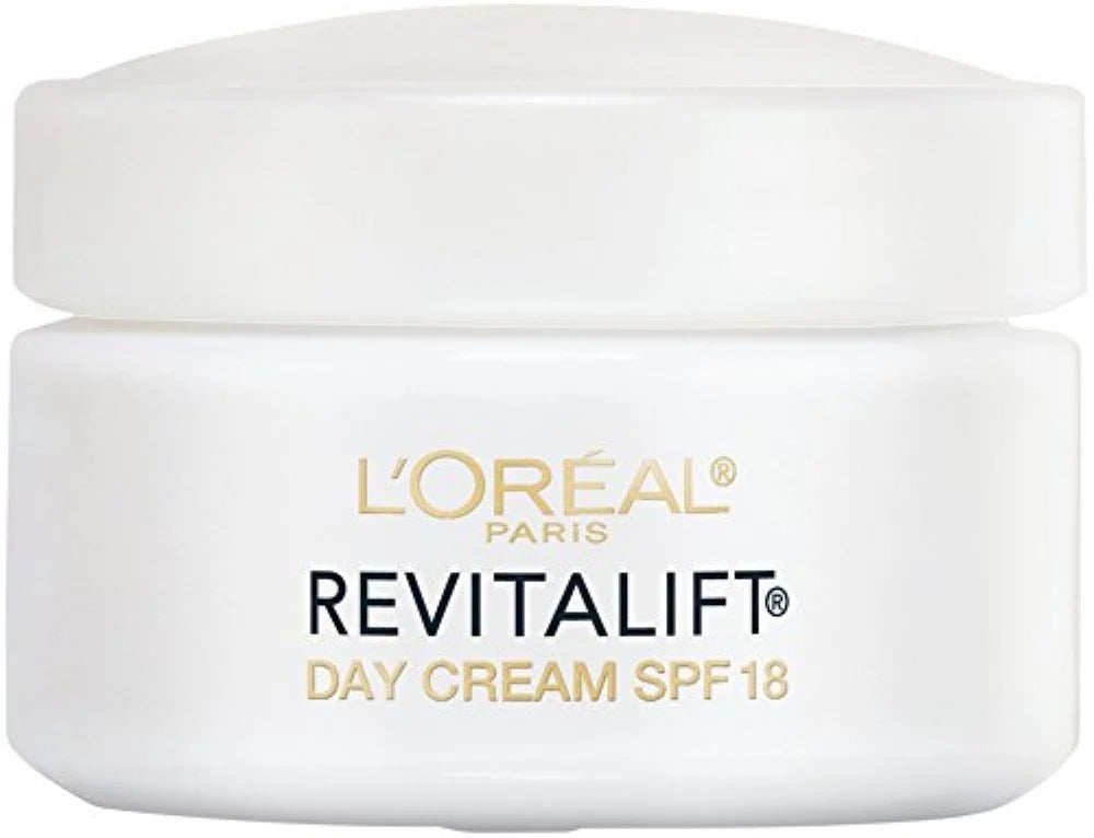 L,Oréal Paris Firming Cream 18 + Revitalift Spf Sunscreen, Day 1.7 Anti-Wrinkle Oz.