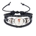 Rope Ice Bracelet Wristband Braided Sweet Leather Cup Conical Woven Cherry