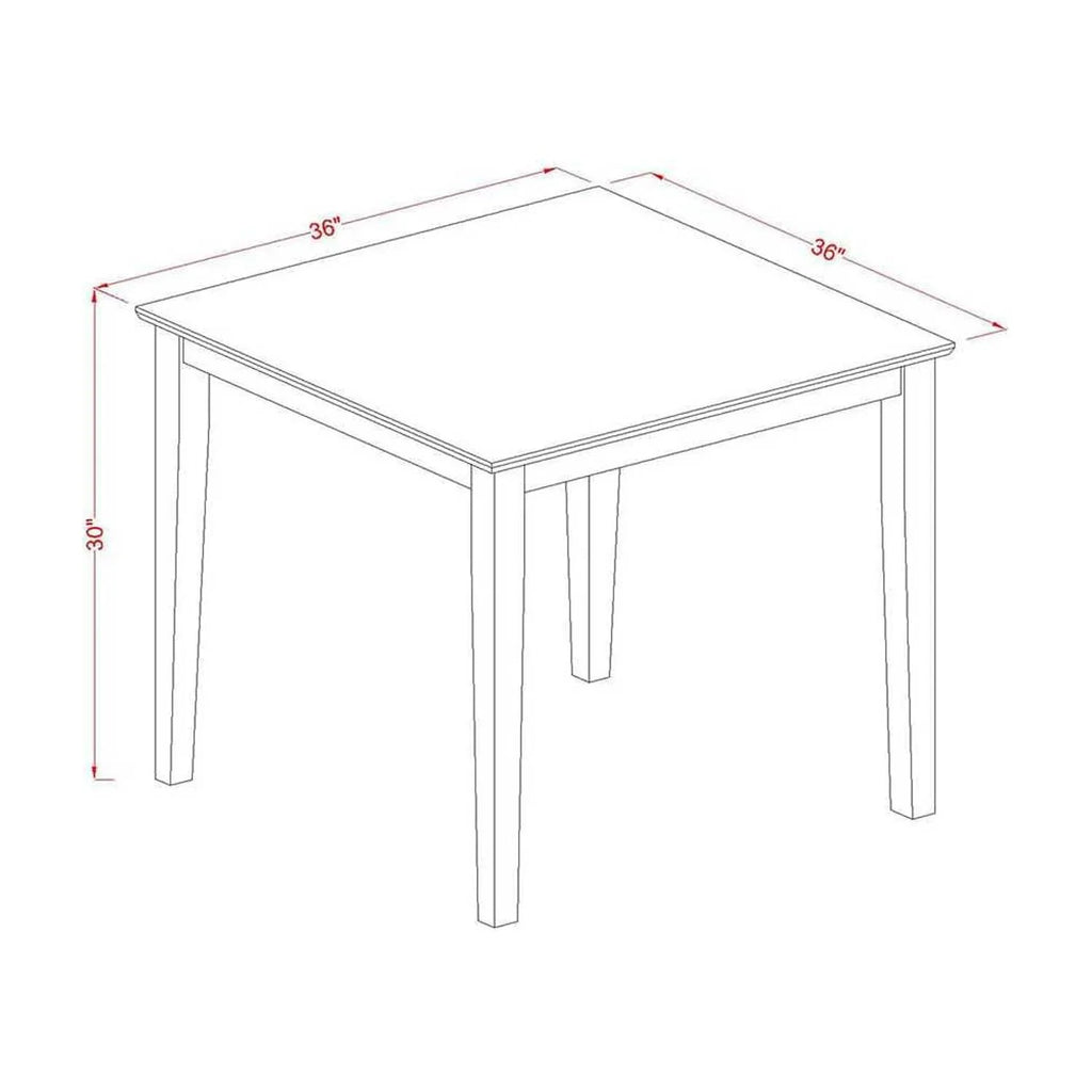 & Furniture Piece Table East Chairs West Kitchen 3 Set