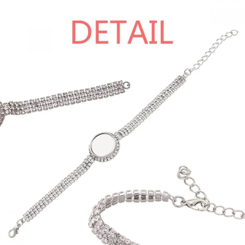 Pattern Chain Cup Tennis Bracelet Ice Sweet Chocolatey Diamond Jewelry Anklet